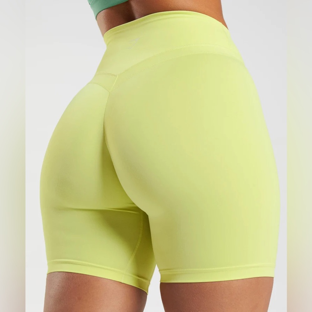 Gymshark neon biker shorts NEVER WORN